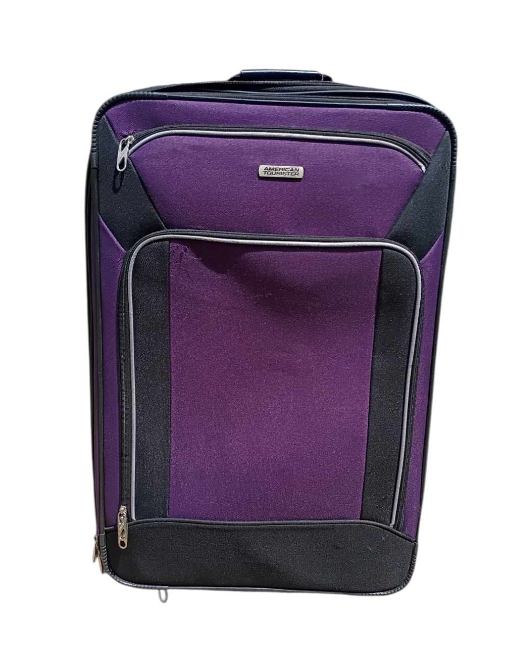 SOLD American Tourister Purple 3 Piece Luggage Set - Picture 2 of 16